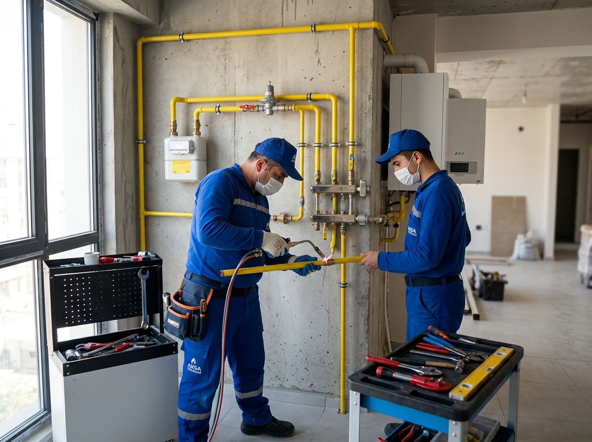 Sıfır Doğalgaz Tesisatı Kurulumu